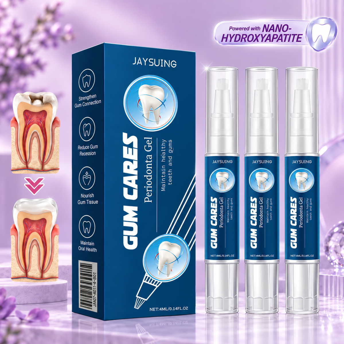 COUGEX® Natural teeth whitening pen