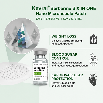 USA Doctor Recommended 🌟 | Kevrai® Berberine 10-in-1 Nano Microneedle Patch | ✅ Science-Backed Formula  | Visible Results in 7 Days 🏅