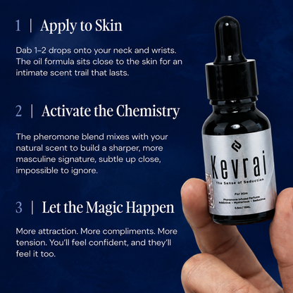 The irresistible scent that amplifies you, and draws her in