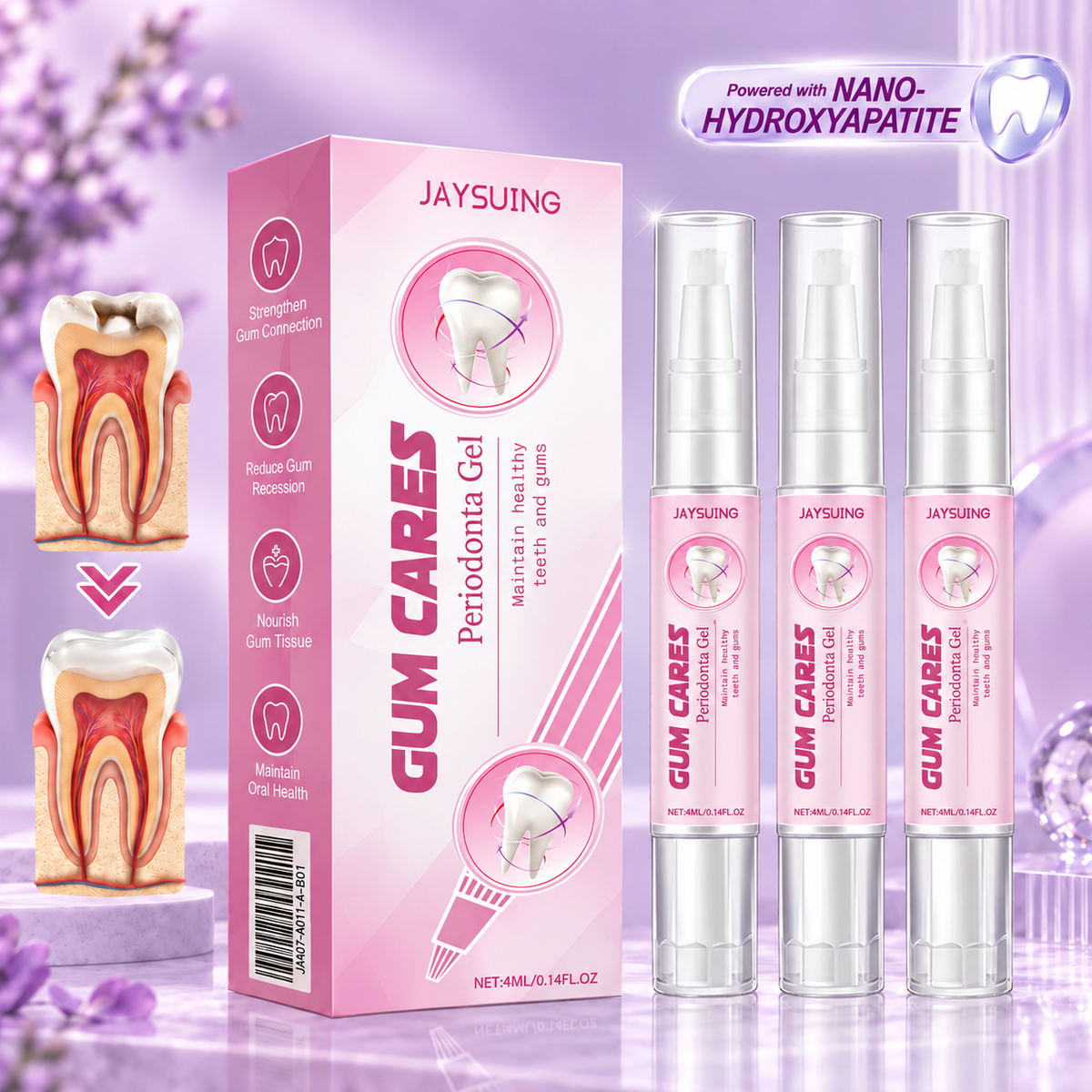 COUGEX® Natural teeth whitening pen